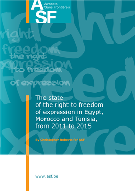 The Right to Freedom of Expression in Egypt, Morocco and Tunisia in the Period from 2011 to the Present
