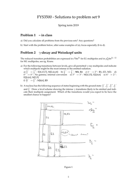 FYS3500 - Solutions to Problem Set 9