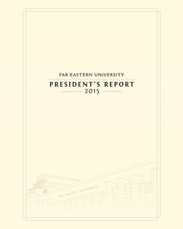 President's Report (2015)