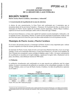Municipios De Puerto Acosta Y Puerto Carabuco