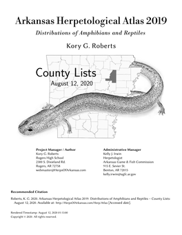 County Lists August 12, 2020