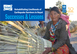 Rehabilitating Livelihoods of Earthquake Survivors in Nepal Successes & Lessons