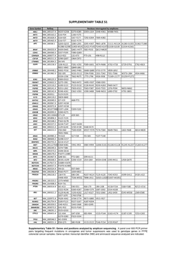 Supplementary Table S1