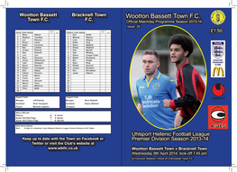 Wootton Bassett Town F.C. Town F.C