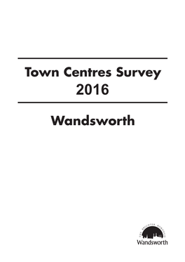 Wandsworth Town Centre Survey 2016