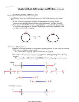 Rigid Bodies; Equivalent Systems of Forces