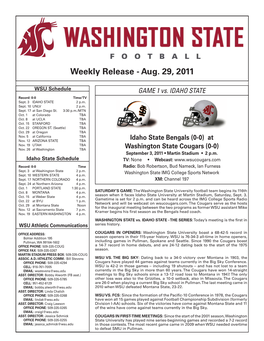 2011 Game Notes.Indd