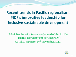 Pacific Islands Development Cooperation