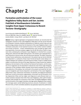 Formation and Evolution of the Lower Published Online 26 November 2020 Magdalena Valley Basin and San Jacinto