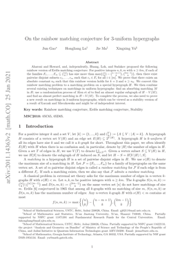 On the Rainbow Matching Conjecture for 3-Uniform Hypergraphs