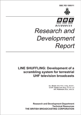 Bbc Rd Report 1995/11