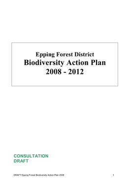 Biodiversity Action Plan