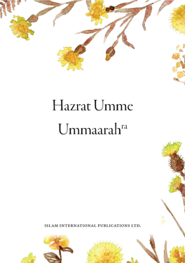 Hazrat Umme Ummaarahra