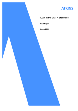 ICZM in the UK a Stocktake Final Report