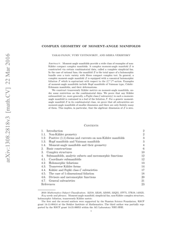 Complex Geometry of Moment-Angle Manifolds