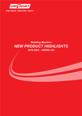 New Product Highlights 2015 Dec