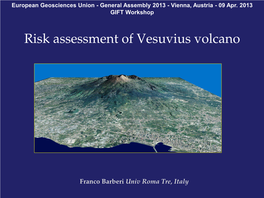 Risk Assessment of Vesuvius Volcano