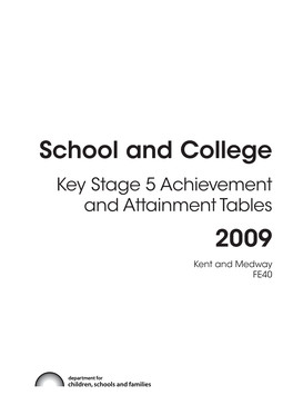 School and College 2009
