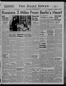 Daily Iowan (Iowa City, Iowa), 1945-04-22