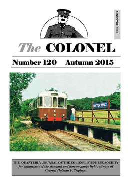 The COLONEL Number 120 Autumn 2015