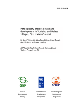 Participatory Project Design and Development in Vunisinu and Nalase Villages, Fiji: Trainers’ Report