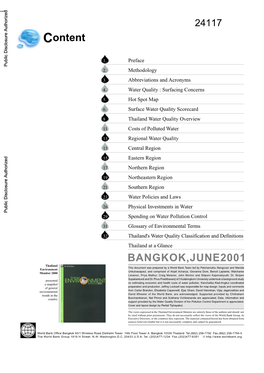 Thailand Water Quality Overview