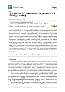 Lipid Systems for the Delivery of Amphotericin B in Antifungal Therapy