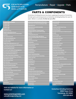 Parts & Components