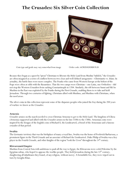 The Crusades: Six Silver Coin Collection