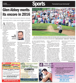 Glen Abbey Merits Its Encore in 2016
