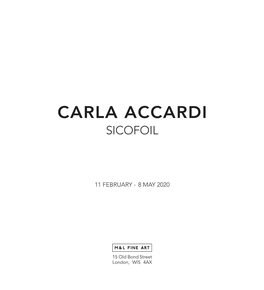 Carla Accardi Sicofoil