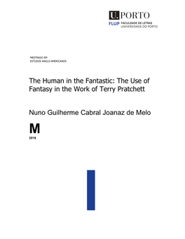 The Use of Fantasy in the Work of Terry Pratchett Nuno Guilherme