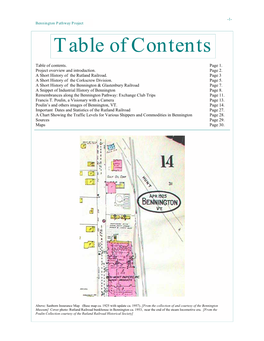 Table of Contents