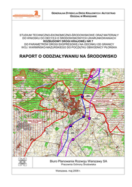 Raport O Oddziaływaniu Na Środowisko