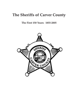 The Sheriffs of Carver County