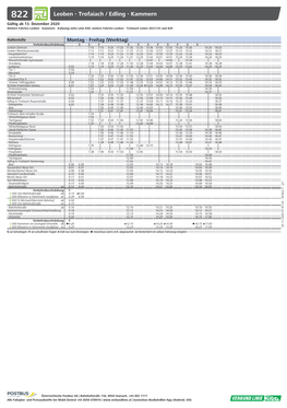 Jahresfahrplan 2021 Leoben