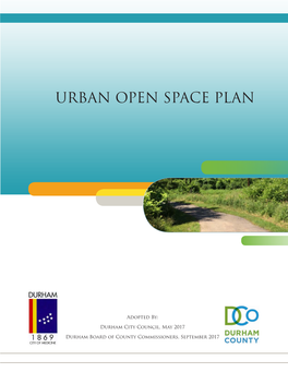 Urban Open Space Plan