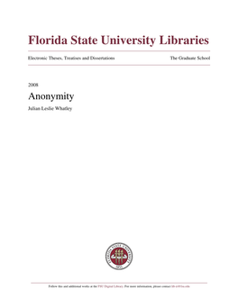 Florida State University Libraries