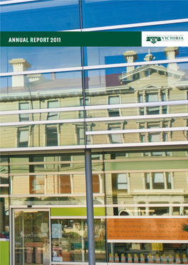 ANNUAL REPORT 2011 the Annual Report 2011 Is Published Online At