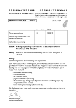 Regionalverband Nordschwarzwald