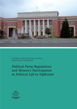 Political Party Regulations and Women's Participation in Political Life in Tajikistan
