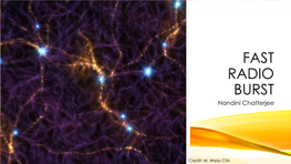 Talk #6 Fast Radio Burst