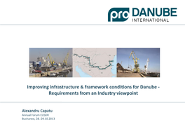 Danube Waterway – Key European Transport Axis