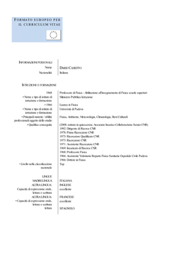 CAMUFFO CV (IT) 2019.Pdf