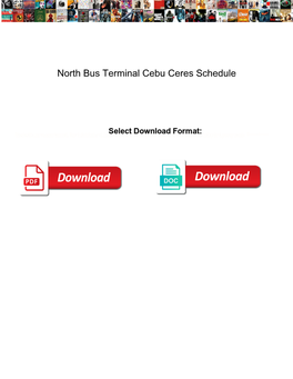 North Bus Terminal Cebu Ceres Schedule
