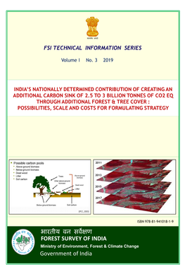 FOREST SURVEY of INDIA भारतीय वन सव ण Government of India