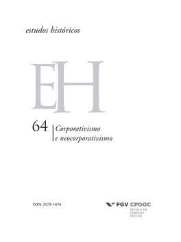 Estudos Históricos Corporativismo E Neocorporativismo