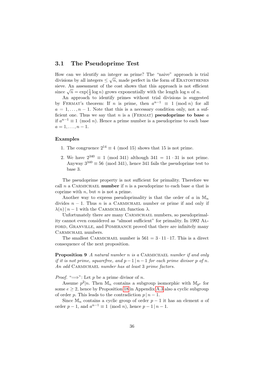 Pseudoprime Test