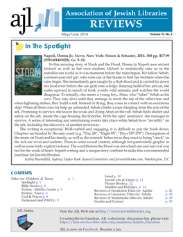 Association of Jewish Libraries REVIEWS May/June 2014 Volume IV, No
