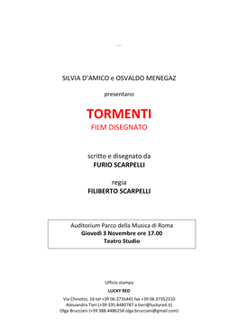 Tormenti Film Disegnato